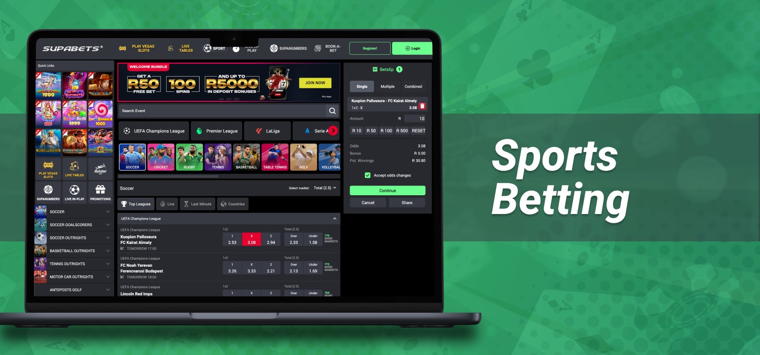 betting on sport events